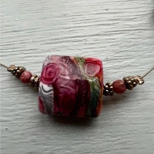 Beautiful glass bead neclace